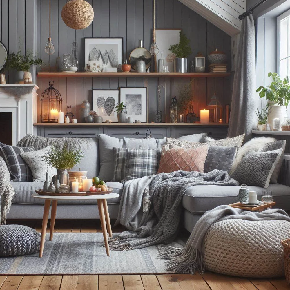 15 Cosy Grey Living Room Ideas for a Warm Ambience