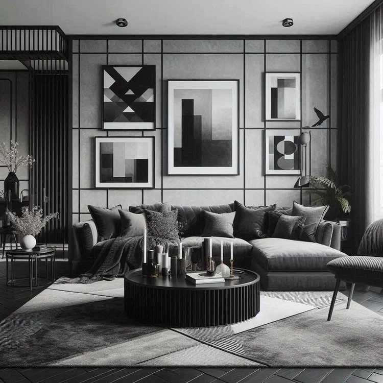 15 Stunning Black and Grey Living Room Ideas for Elegance