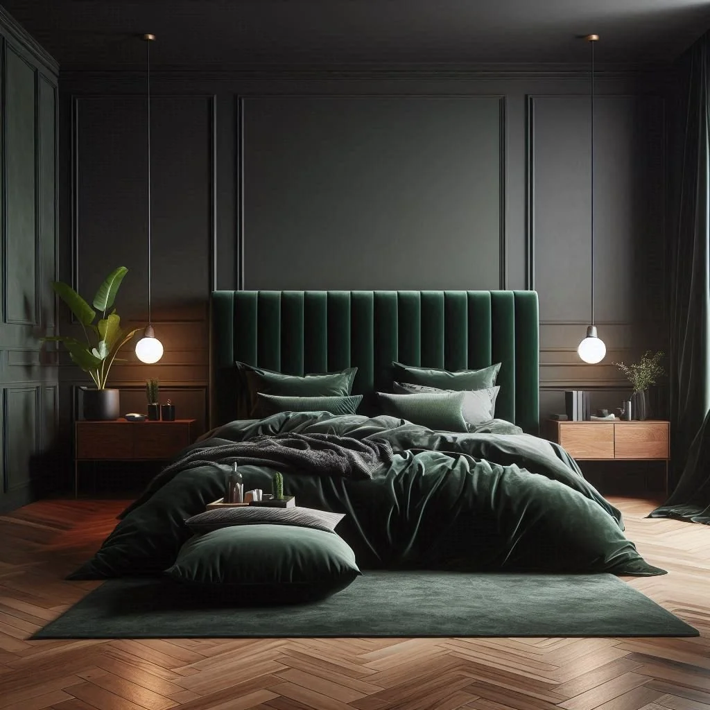 15 Modern Dark Green Bedroom Ideas for a Bold Look