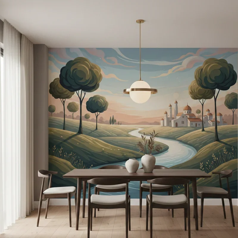 Dining Room Mural Ideas