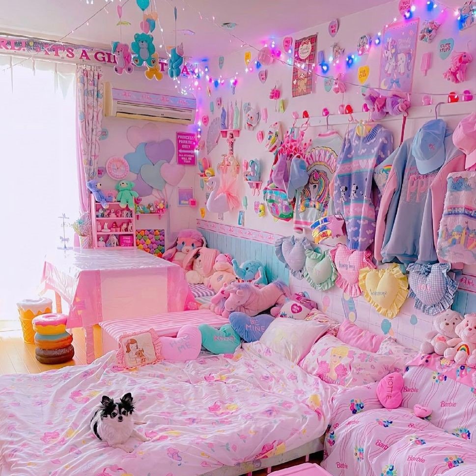 Thiết kế phòng kawaii room decoration Điểm nhấn cho phòng với trang trí ...