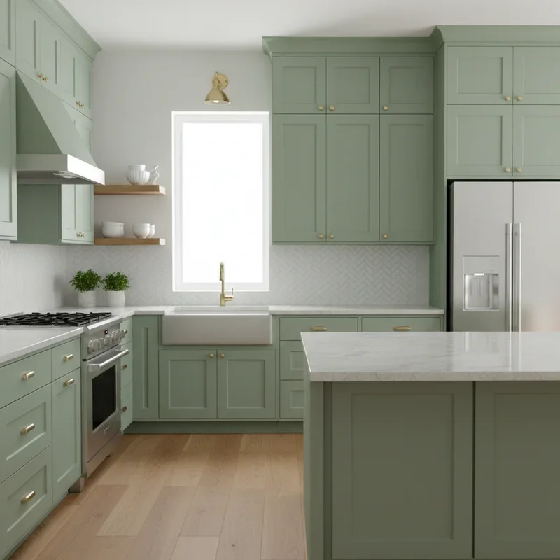 Sage Green Kitchen Cabinets Ideas
