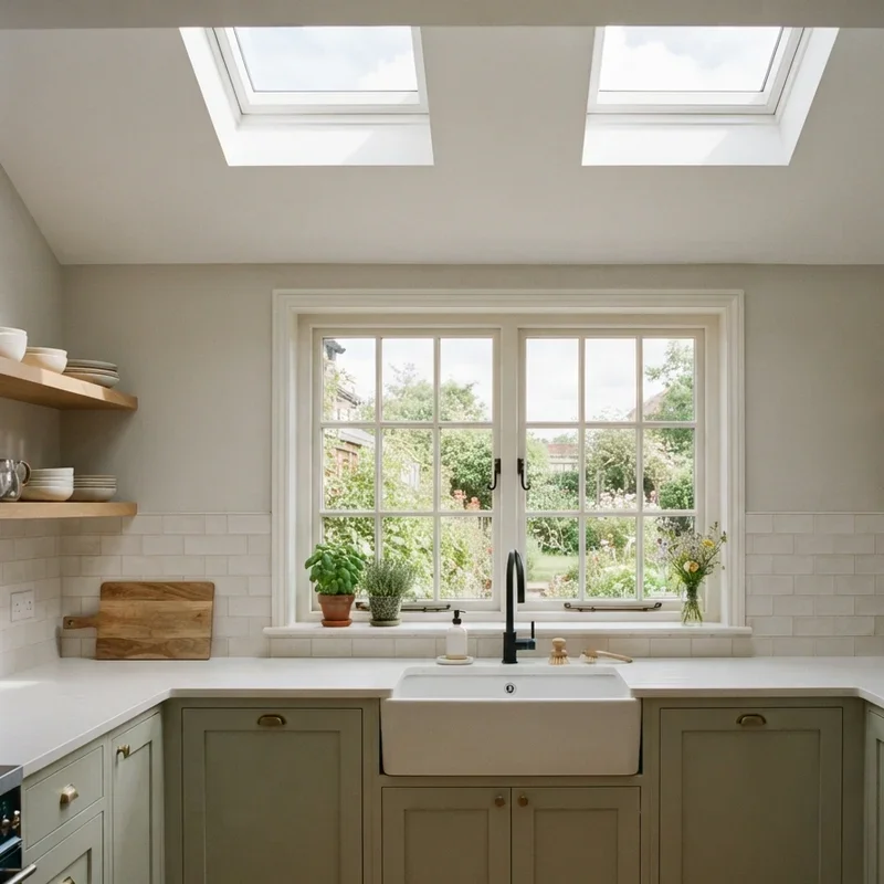 Above Kitchen Sink Window Ideas
