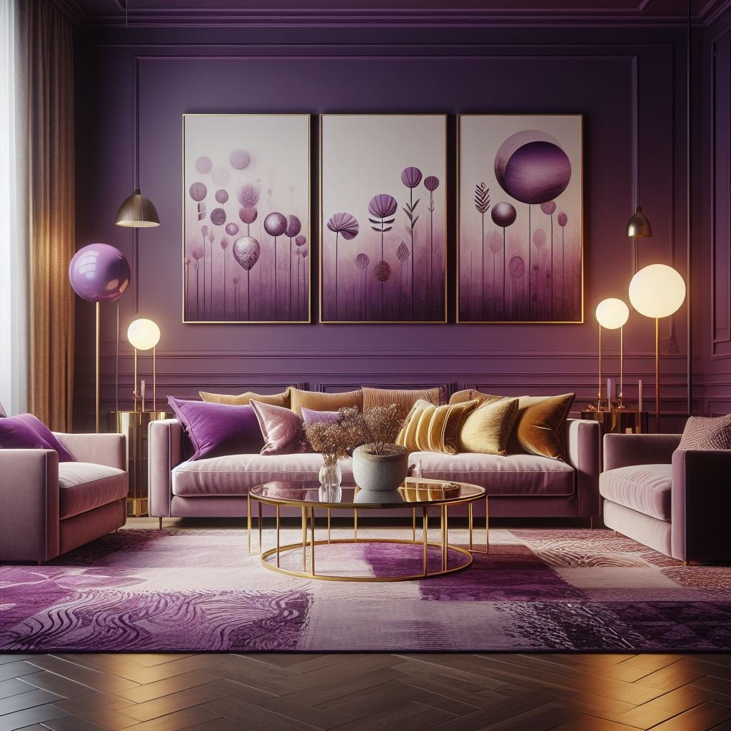 Purple living room furniture hotsell