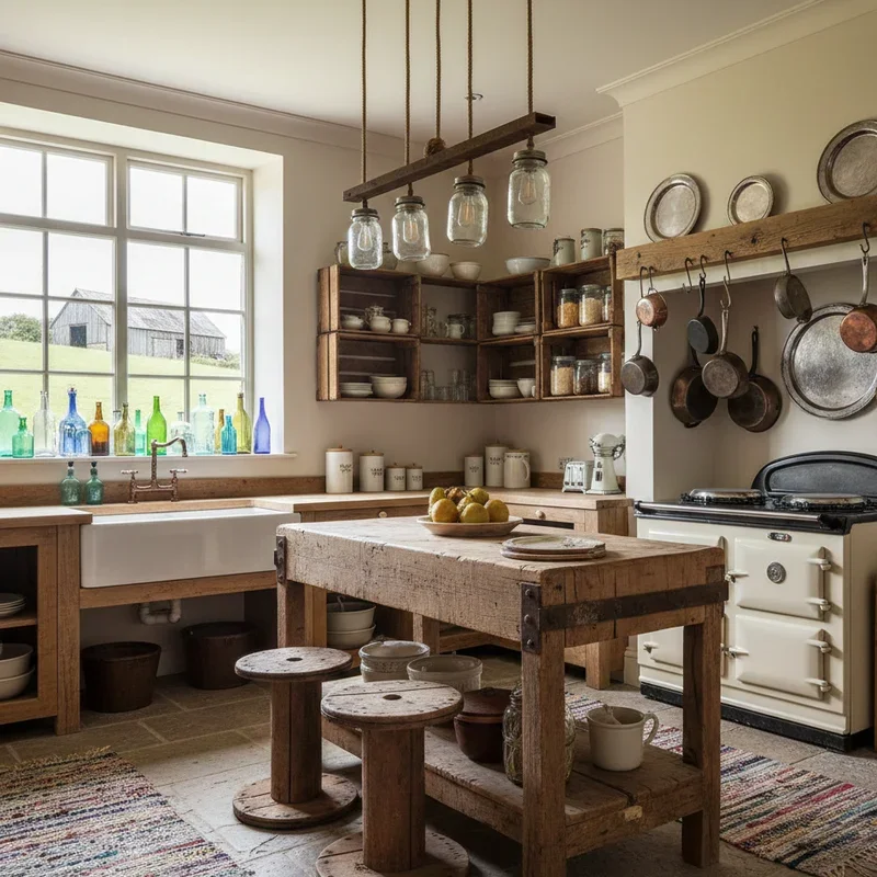 Country Kitchen Ideas on a Budget