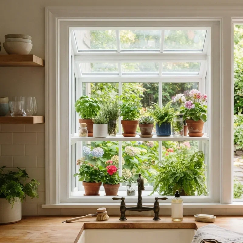 Above Kitchen Sink Window Ideas