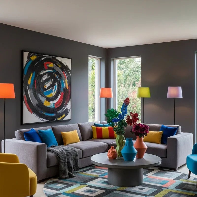 Dark Gray Living Room Ideas