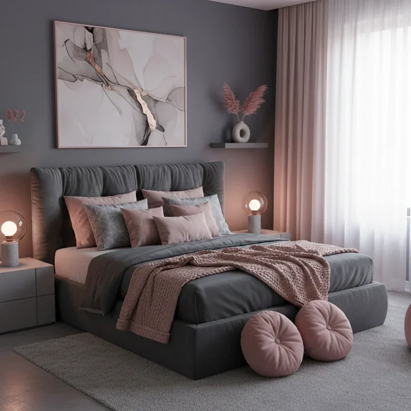 Modern Grey Bedroom Ideas