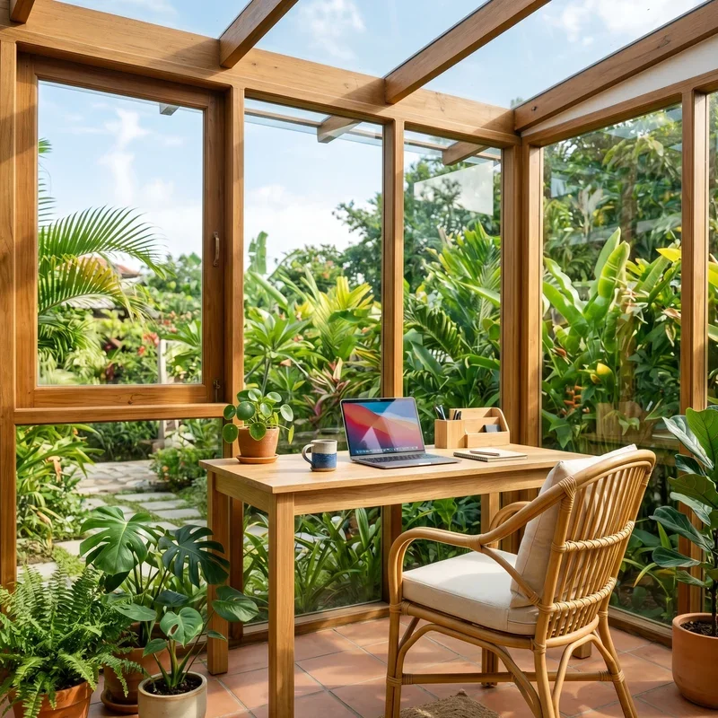 Sun Room Office Ideas