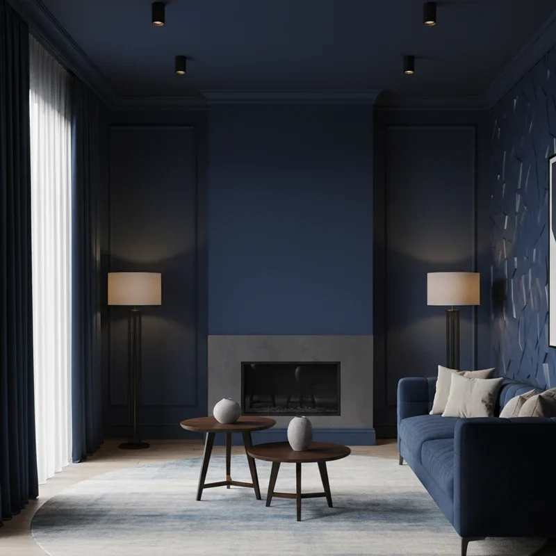 Navy Blue Room Ideas