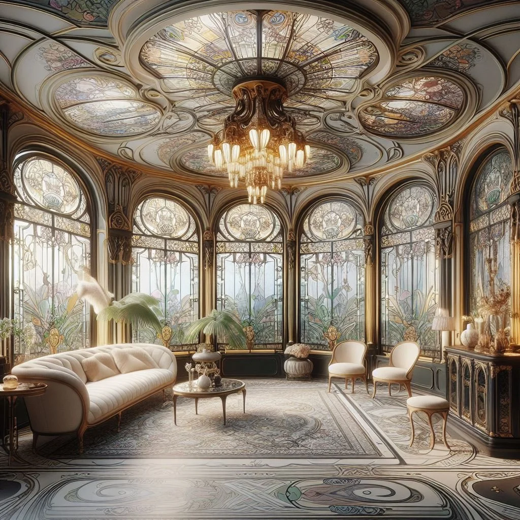 Art Nouveau Interior Design Apartment