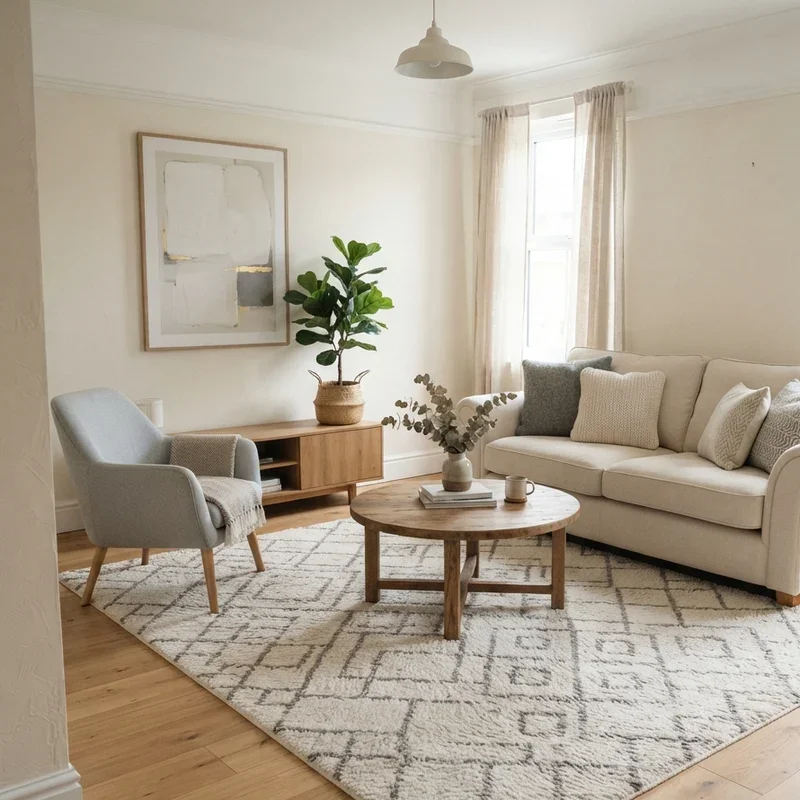 Cream and Gray Living Room Ideas