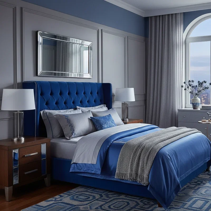 Royal Blue Bedroom Ideas