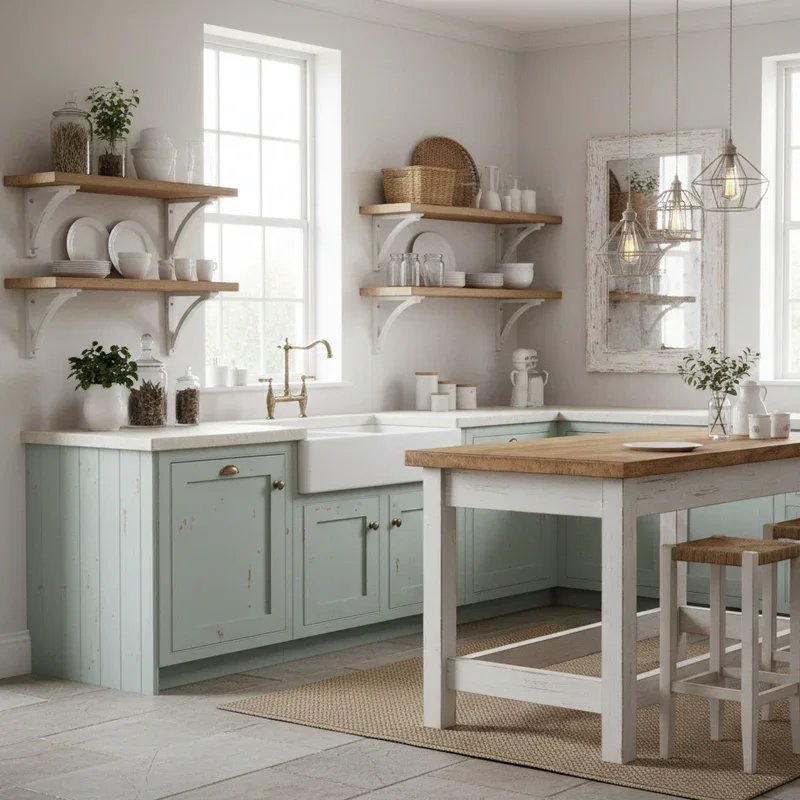 Modern Shabby Chic Kitchen Ideas