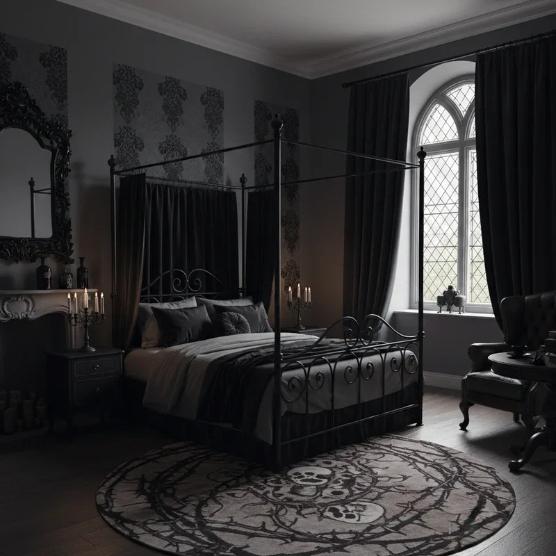 15 Goth Room Ideas to Create a Dramatic Aesthetic