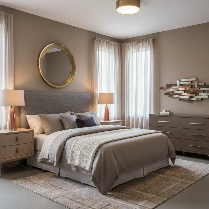 Taupe and Grey Bedroom Ideas