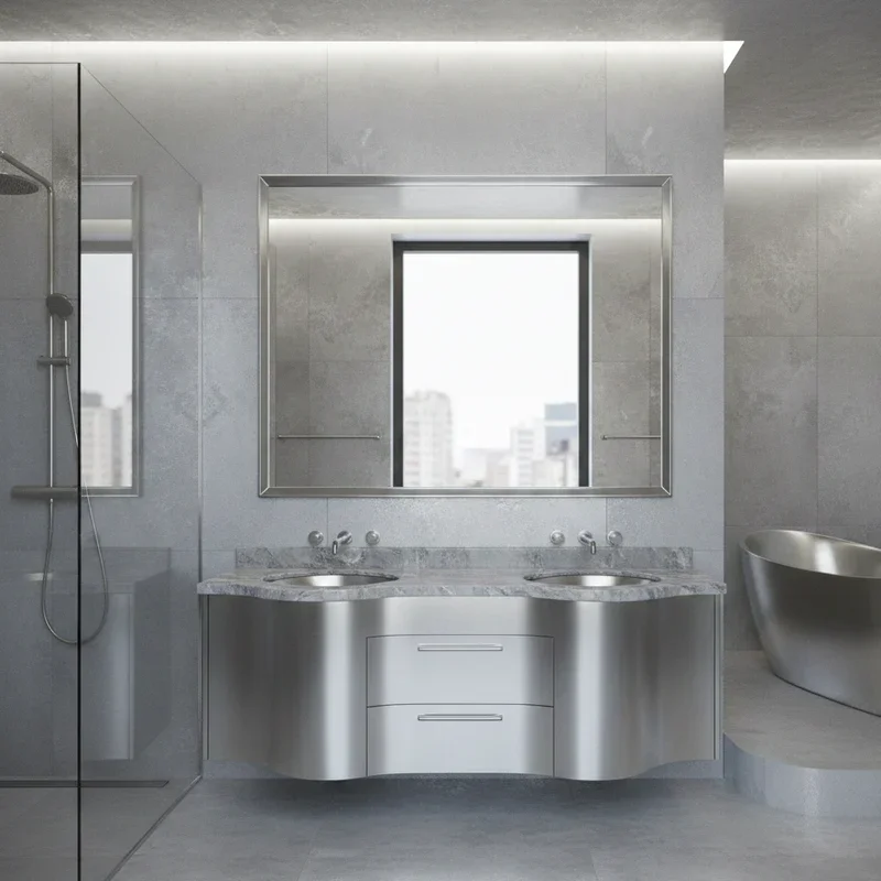 Silver Bathroom Ideas