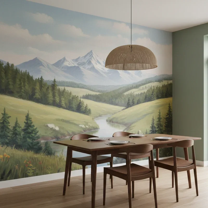 Dining Room Mural Ideas