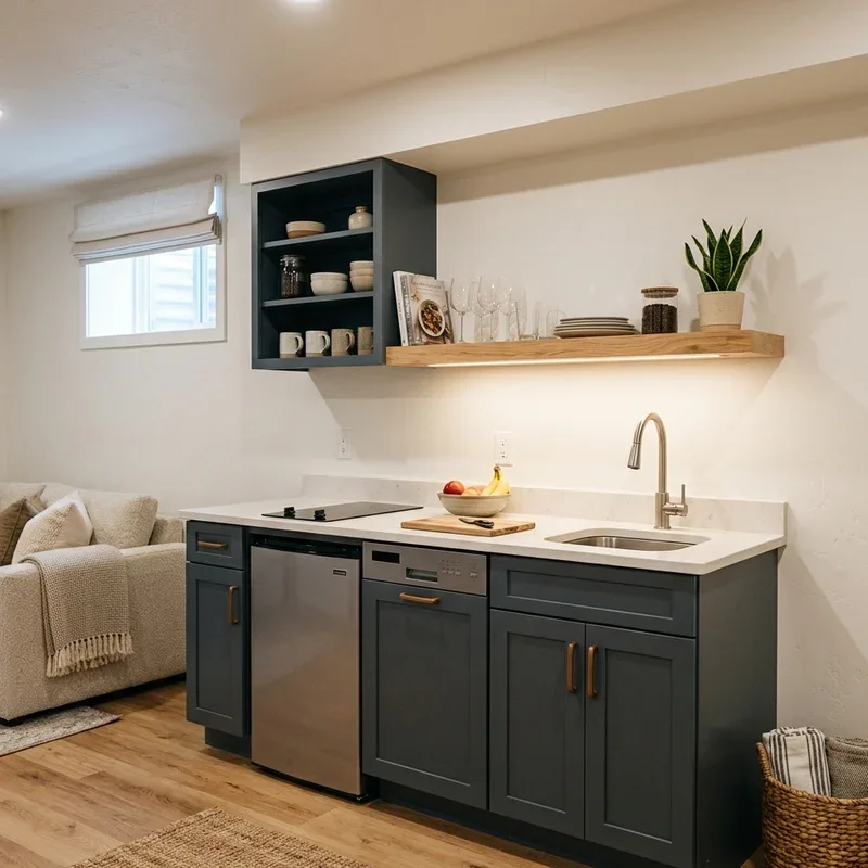 15 Basement Kitchenette Ideas for Stylish Small Spaces