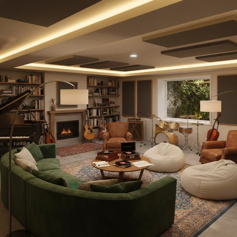 Basement Music Room Ideas