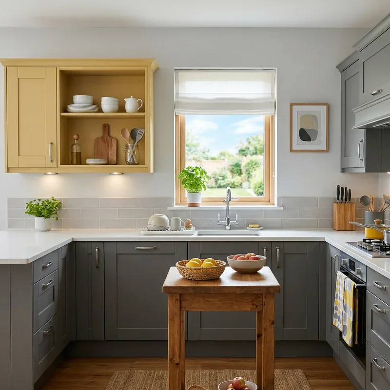 Gray and Yellow Kitchen Ideas