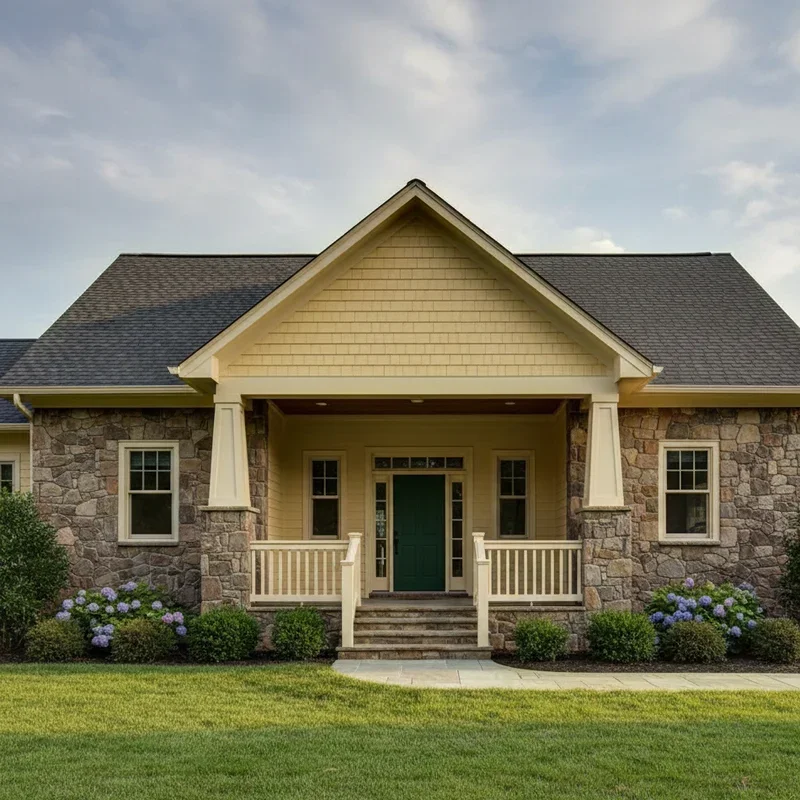 Yellow Siding House Ideas