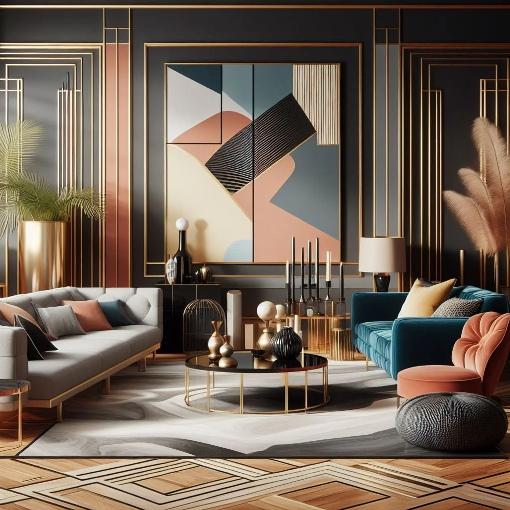 9 Modern Art Deco Lounge Room Ideas for Luxe Living