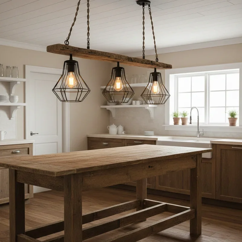 Farmhouse Kitchen Lighting Ideas