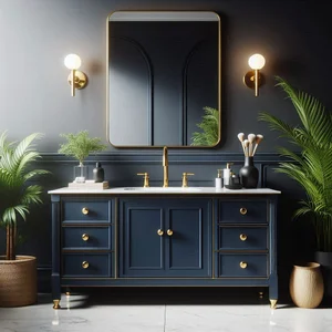 15 Navy Blue Bathroom Ideas for a Bold Look