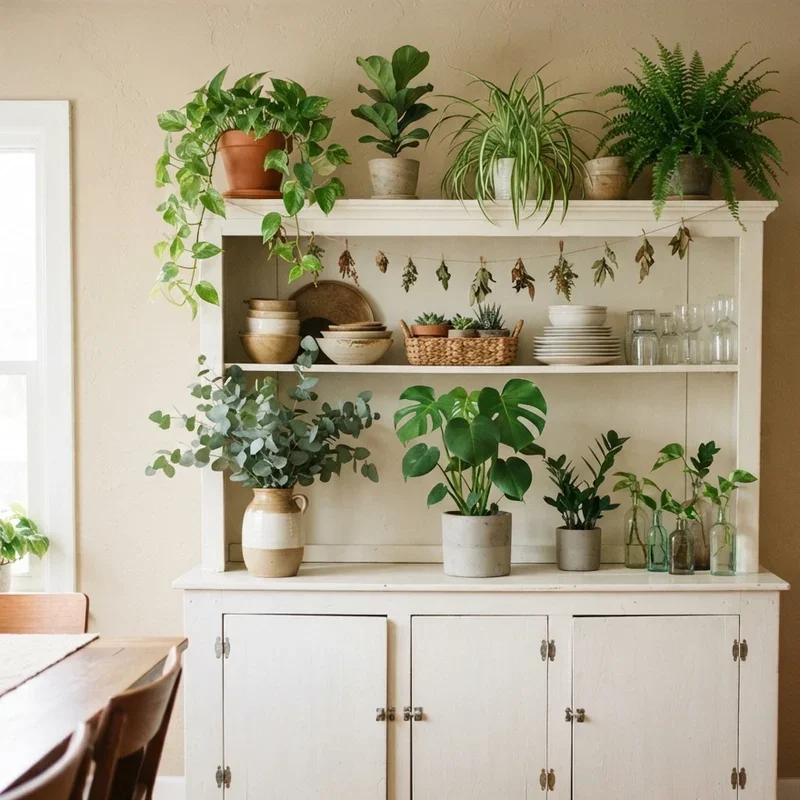 Dining Room Hutch Decor Ideas