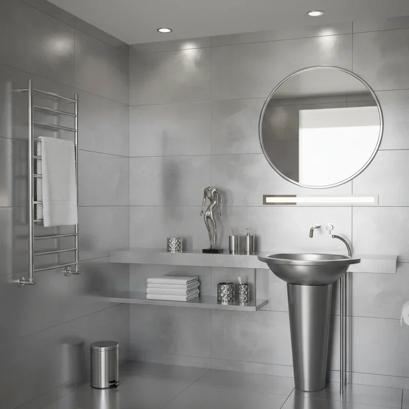 Silver Bathroom Ideas