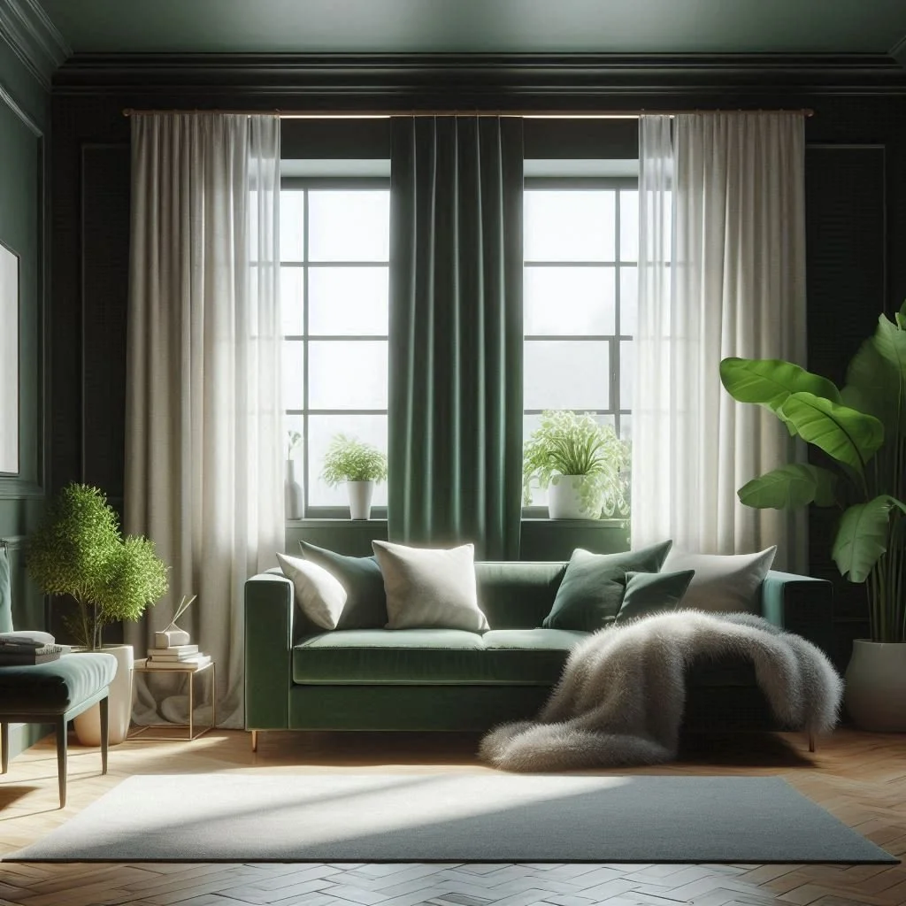 15 Modern Dark Green Living Room Ideas to Try