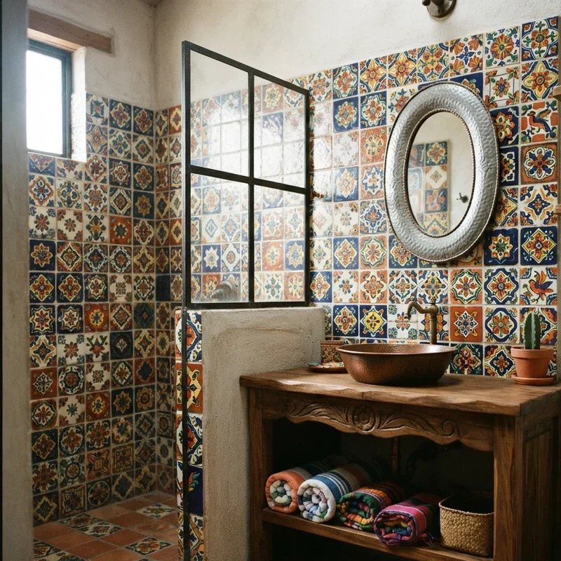 Mexican Tile Bathroom Ideas