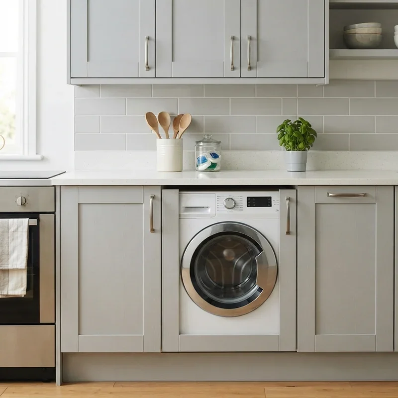 Washing Machine in Kitchen Ideas