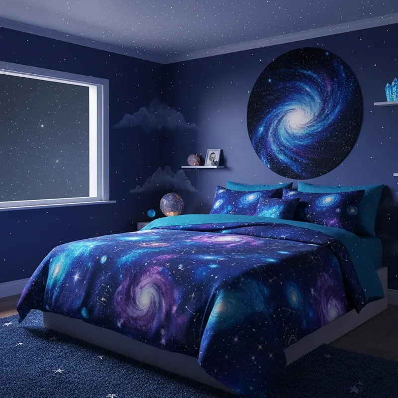 Girl Galaxy Bedroom Ideas