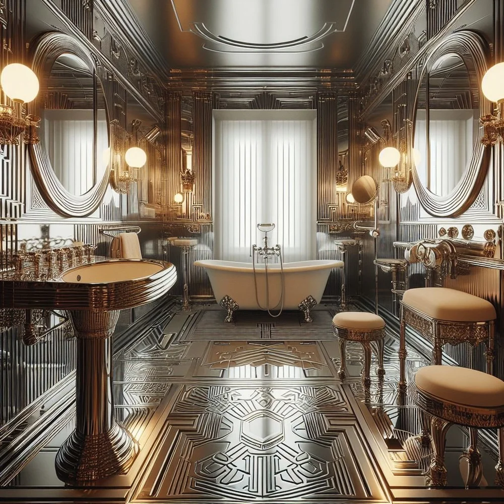 15 Luxurious Art Deco Bathroom Ideas for Elegance