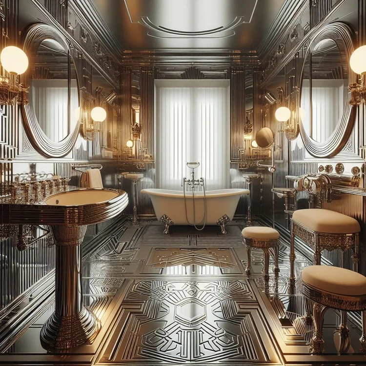 15 Luxurious Art Deco Bathroom Ideas for Elegance