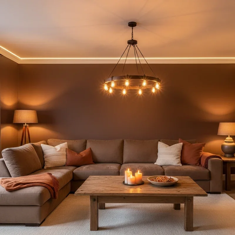 Dark Brown Living Room Ideas