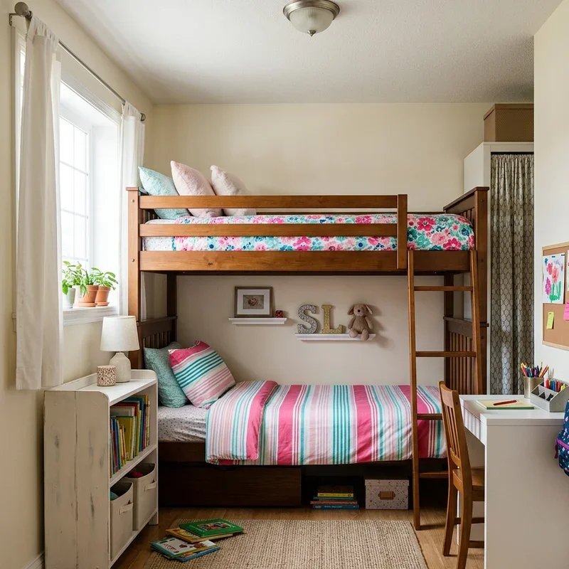 Small Bedroom Ideas for Two Sisters