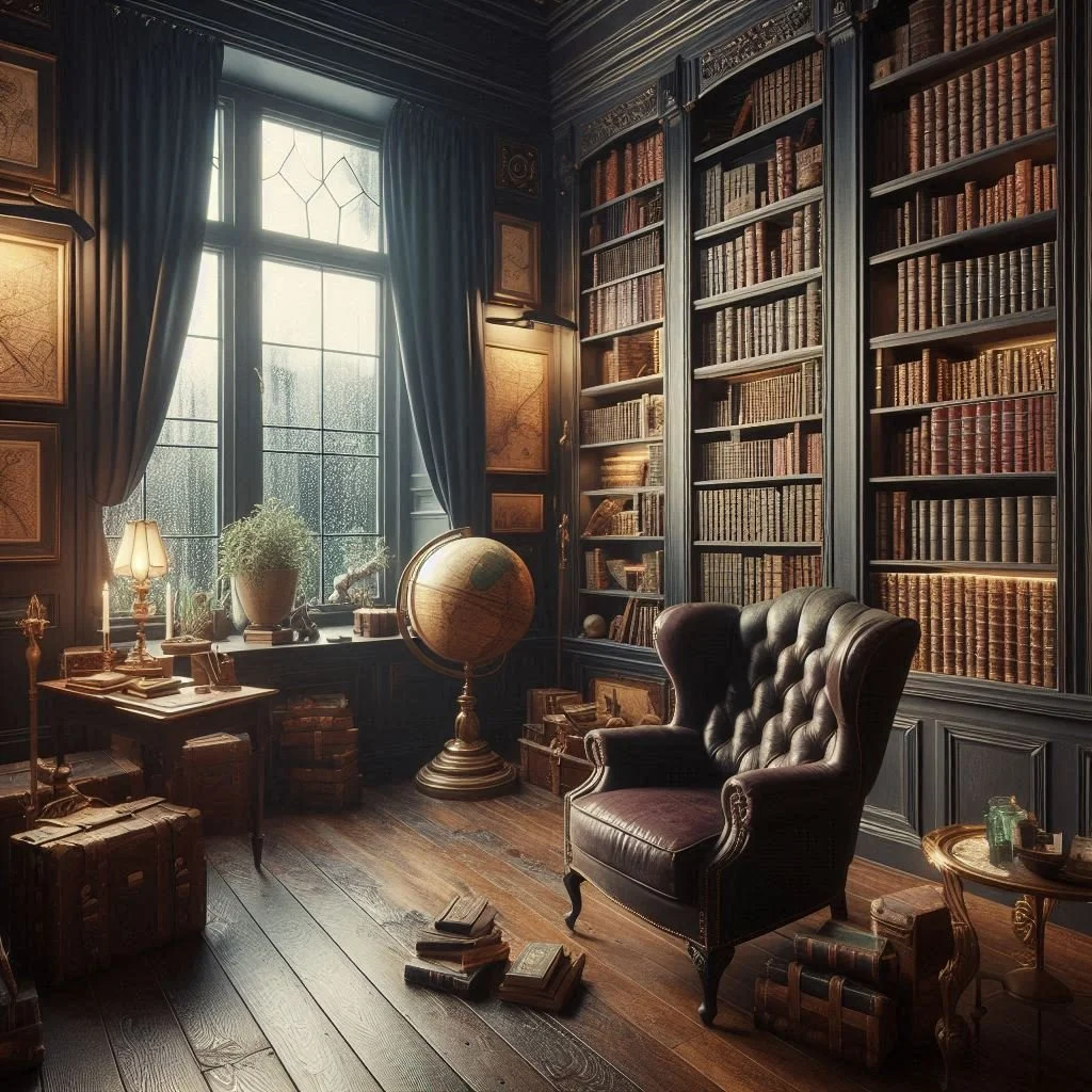 Dark Academia Room