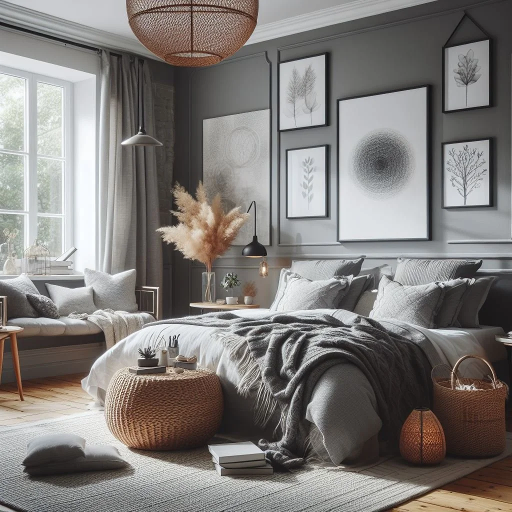 15 Cozy Grey Bedroom Decor Ideas for Tranquil Retreats