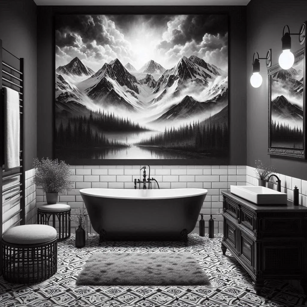 15 Chic Black and White Bathroom Decor Ideas