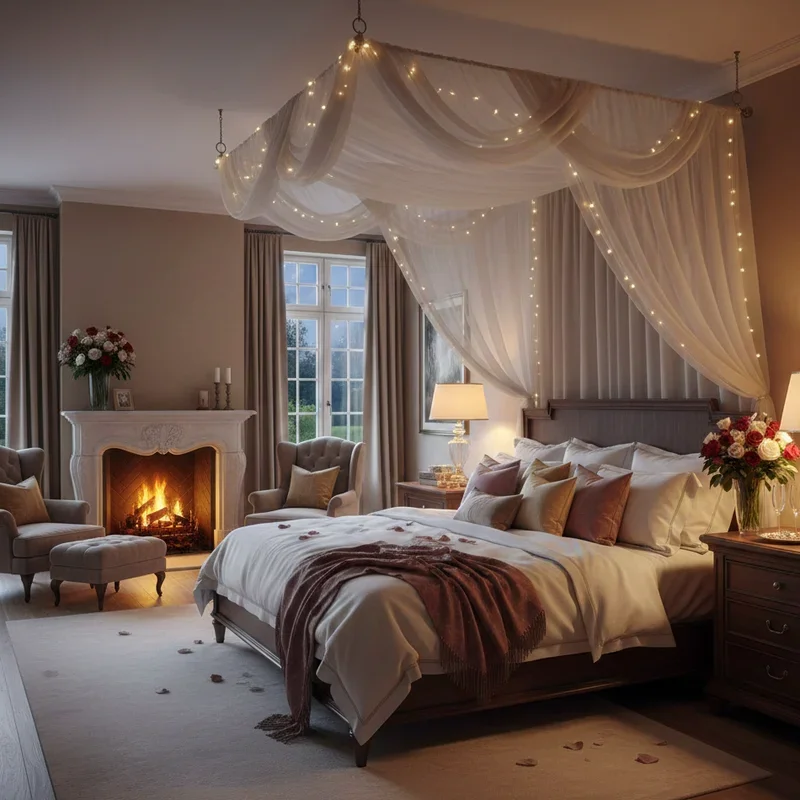 Romantic King Size Bedroom Ideas