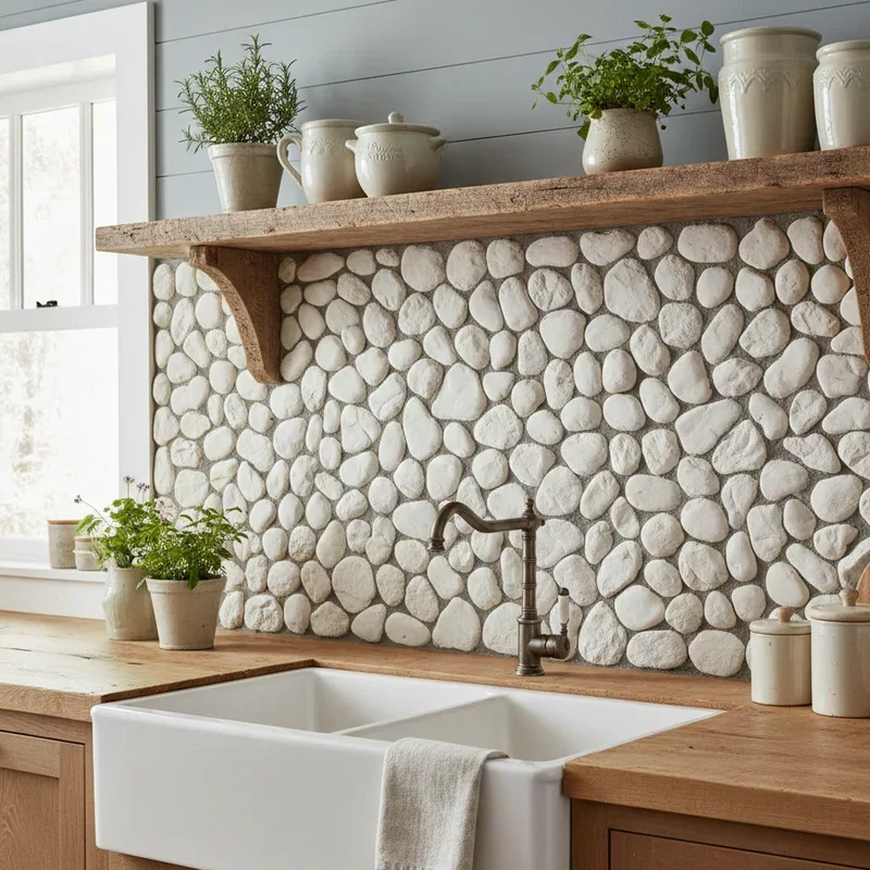 15 Farmhouse Kitchen Backsplash Ideas with Rustic Charm