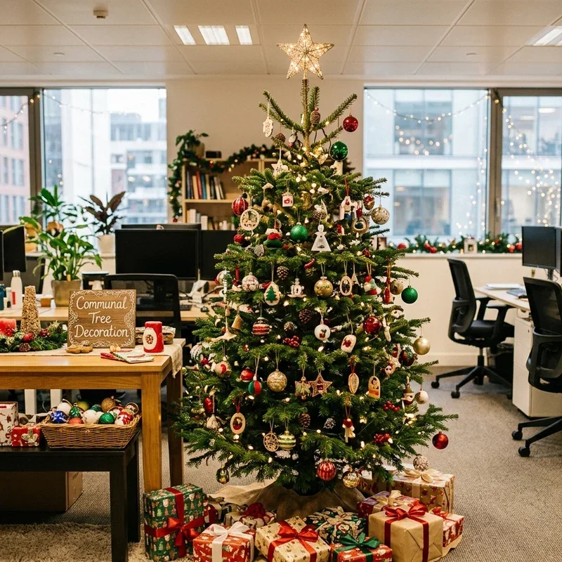 Christmas Office Decor Ideas