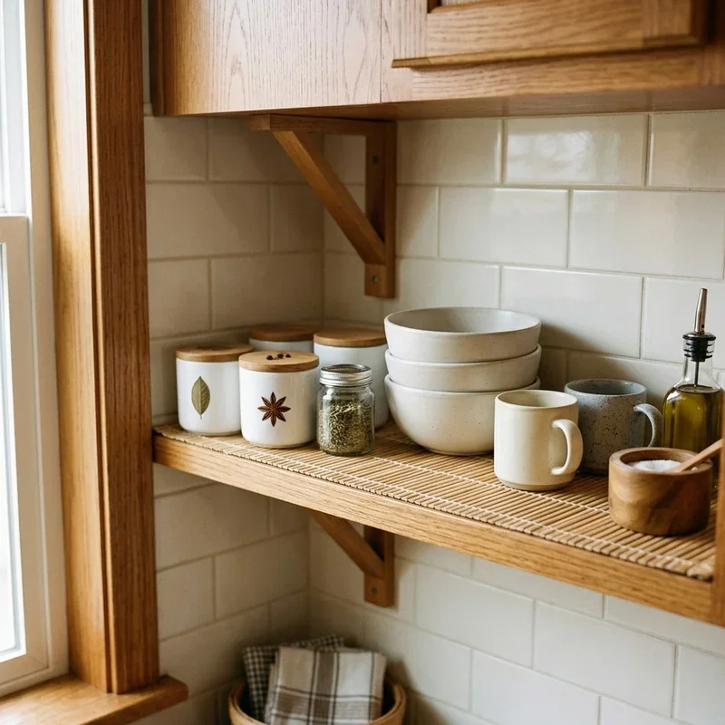 Kitchen Shelf Liner Ideas