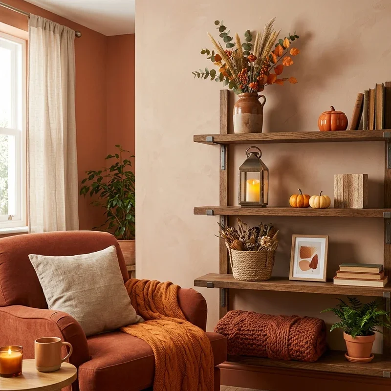 Rust Living Room Ideas