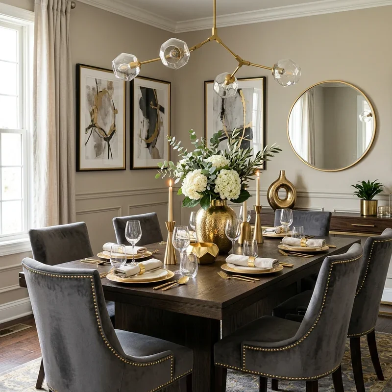 Glam Dining Room Ideas
