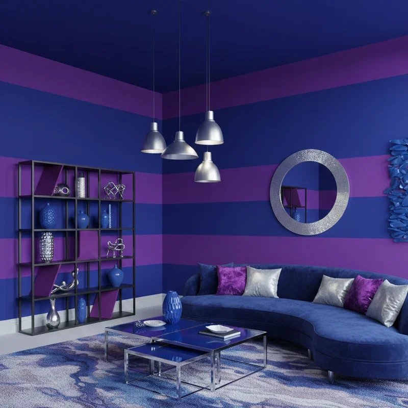Blue and Purple Room Ideas