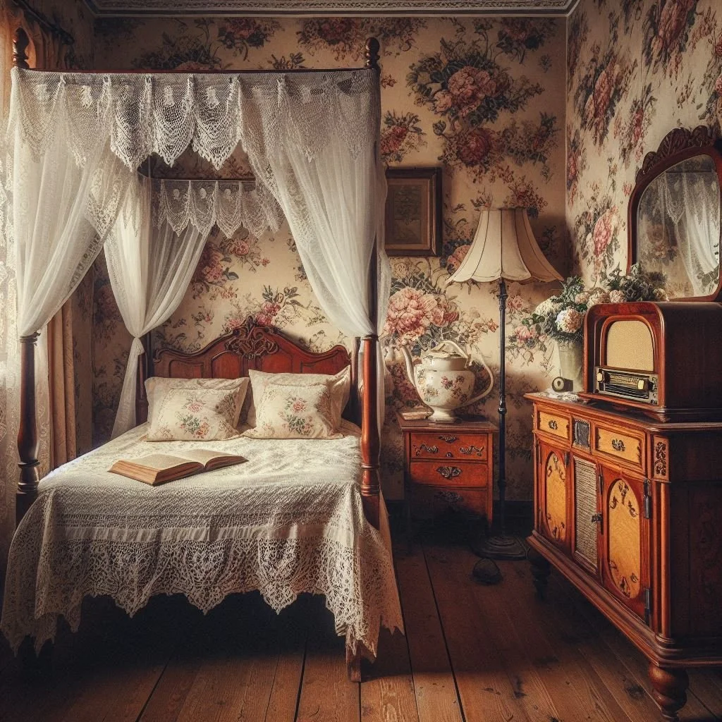 Antique Inspired Bedroom